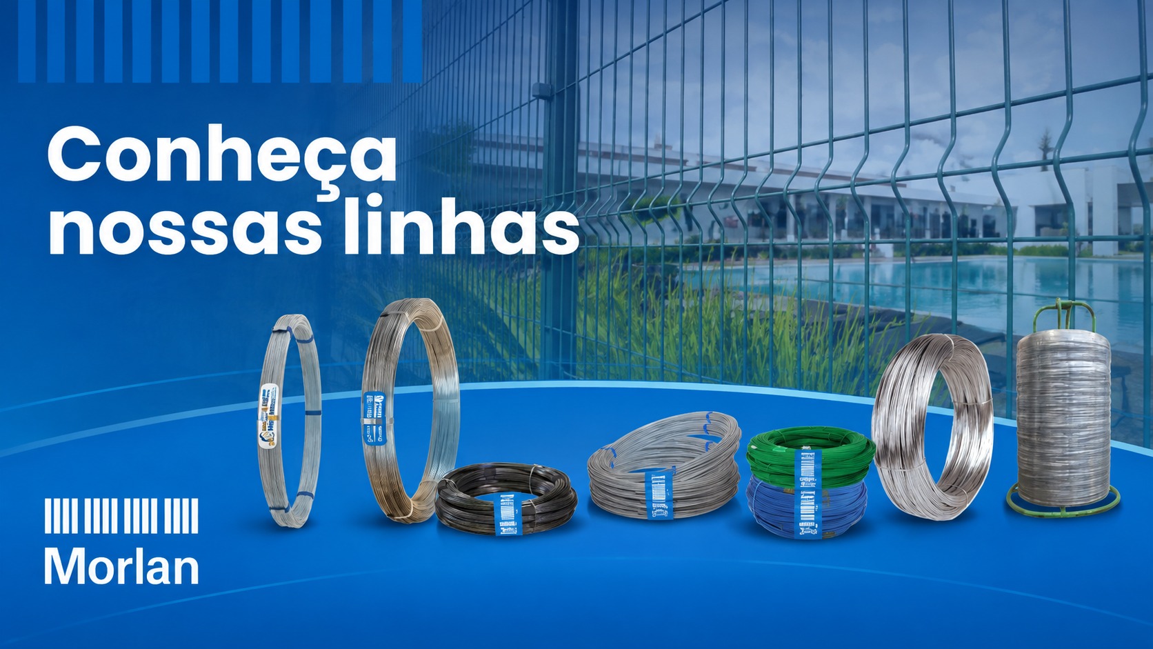 Morlan: conheça as linhas de arames, telas e cercamento